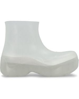 Bottega Veneta Rubber Puddle Boots - White