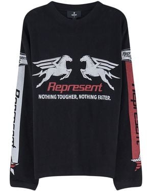 Represent T-Shirts And Polos - Black