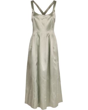 Philosophy Di Lorenzo Serafini Light Dress With Crossed Straps - White