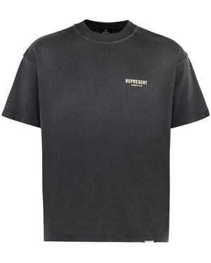 Represent Cotton Crew-Neck T-Shirt - Black
