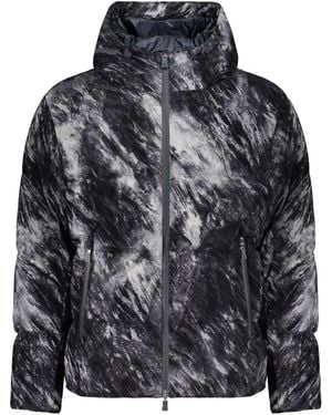 Herno Down Jacket With Hood And Zip - Black