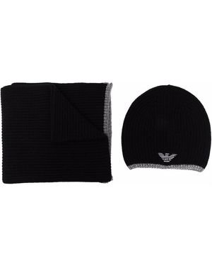 スカーフ EMPORIO ARMANI Woman Scarf Black 6352774F321 00020 Emporio Armani Outlet: Scarf woman - Black | Emporio Armani