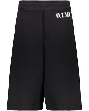 OAMC Cotton Bermuda Shorts - Black
