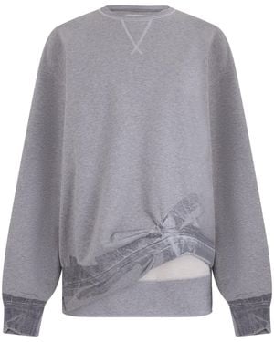 Maison Margiela Taped Hoodie - Gray