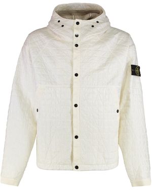 Stone Island Techno Fabric Jacket - White