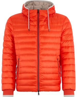 Herno Padded Jacket With A Versatile Design - Orange
