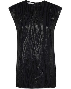 Stella McCartney Lurex Blouse - Black
