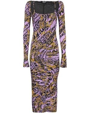 Versace Jeans Couture Printed Dress - Multicolor