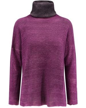 F Cashmere Sweaters - Purple