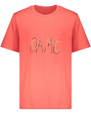 OAMC Cotton T-Shirt - Pink