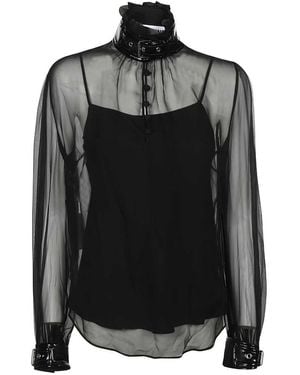 Moschino Silk Blouse - Black