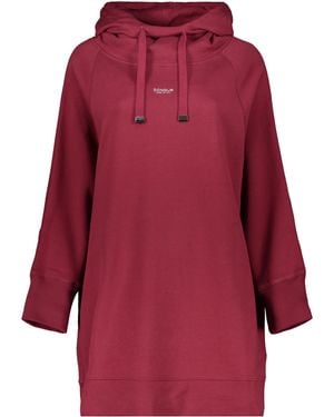 Dondup Oversize Cotton Hoodie - Red