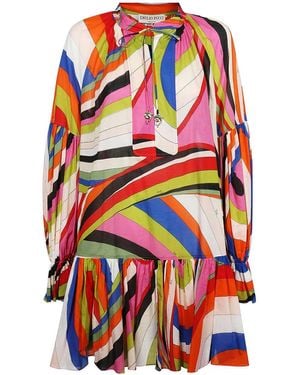 Emilio Pucci Printed Dress - Red