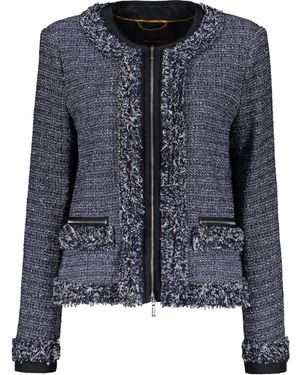 Moorer Mara Boucle Knit Jacket - Black