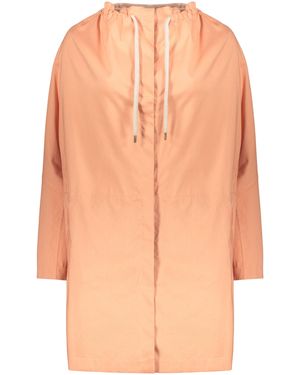 Moorer Button-Front Cotton Jacket - Orange