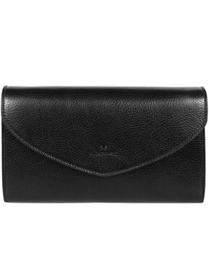 Il Bisonte Leather Clutch - Black