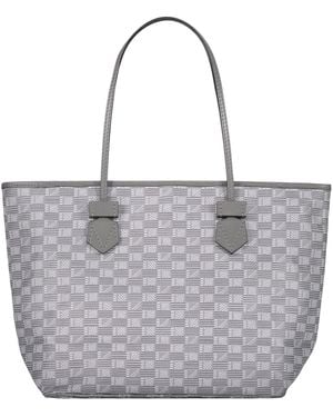 Moreau Paris Logo Detail Tote Bag - Grey
