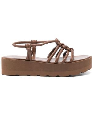 シューズ・サンダルその他 GIANVITO ROSSI Woman Flat sandals Brown G1004785RICCTZ CHOC Gianvito Rossi Flat sandals for Women | Online Sale up to 76