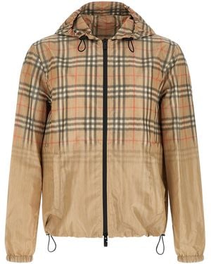 Burberry 'newport' Windbreaker - Natural
