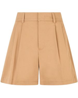 RED Valentino High-Waisted Shorts, Versatile And Fashionable - Natural