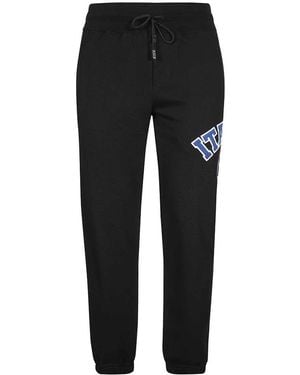 Gcds Cotton Track-Pants - Black