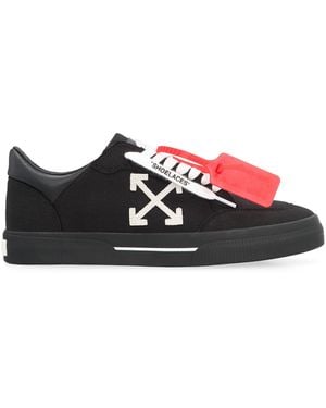 Off-White c/o Virgil Abloh Off- Sports Shoes `New Low Vulcanized` - Black