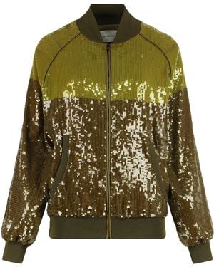 Alberta Ferretti Sweatshirt With Sequins - Green