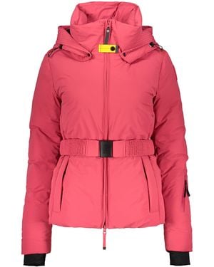 Parajumpers Sporty Quilted Puffer Jacket With Hood - Pink