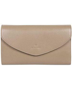 Il Bisonte Leather Clutch - Natural