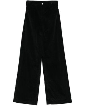 Emporio Armani Wide-Leg Denim Jeans - Black