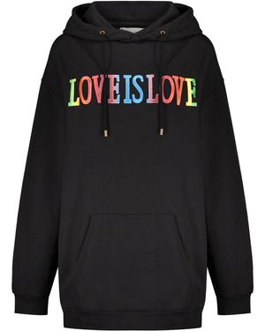 Alberta Ferretti Cotton Hoodie - Black