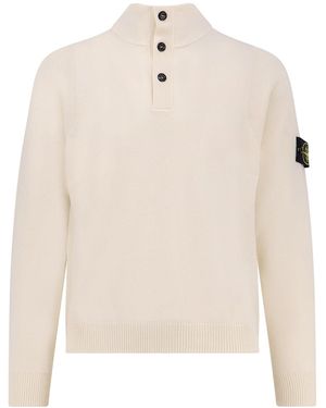 Stone Island Sweaters - White