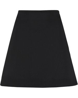 Bottega Veneta Wool Mini Skirt - Black