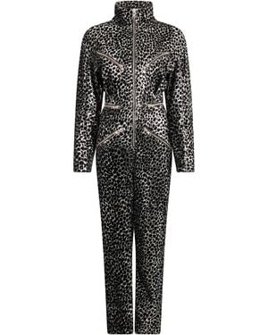 Philosophy Di Lorenzo Serafini Elegant Fitted And Suit With A High Collar And Refined Design - Black