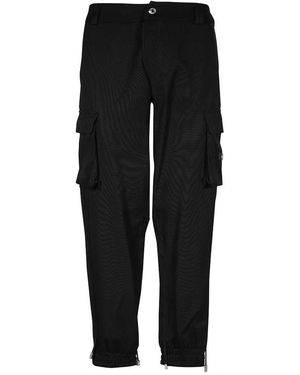 Gcds Cotton Cargo-Trousers - Black