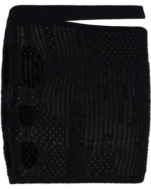 Roberta Einer Knitted Mini Skirt - Black