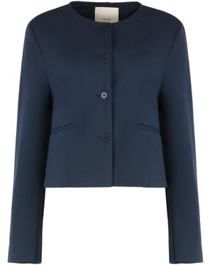 Calvin Klein Techno Fabric Blazer - Blue