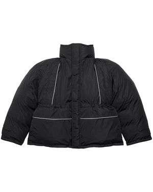 Balenciaga Logo-print Puffer Jacket - Unisex - Polyamide - Black