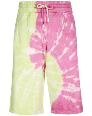 Gcds Cotton Bermuda Shorts - Pink