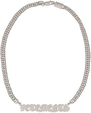Vetements Gothic Logo Charms Necklace - Multicolor
