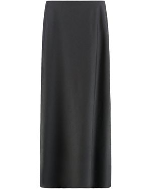 Alberta Ferretti Midi Skirt - Black