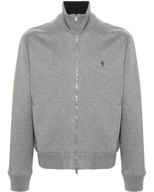Givenchy Logo Zipped Track Suit - Gray