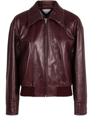 Bottega Veneta Leather Jacket - Brown