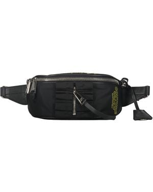 Moschino Technical Fabric Belt Bag - Black