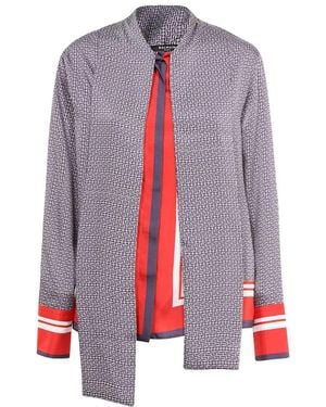 Balmain Print Blouse - Red