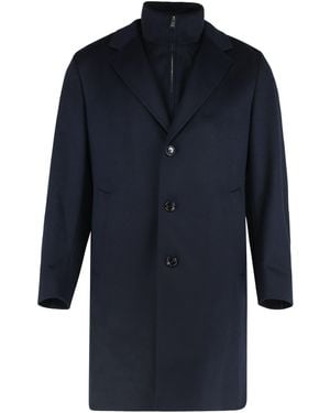 BOSS Regular Fit Coat - Blue