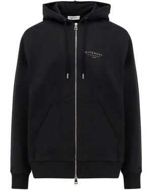 Givenchy Logo Hoodie - Black