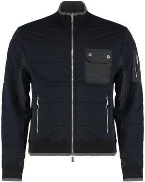 Moorer Corbin Full Zip Hoodie - Black