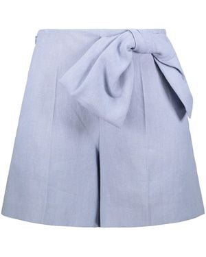 Chloé Linen Shorts - Blue