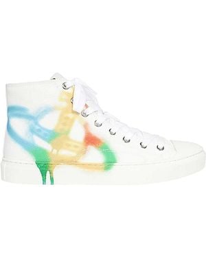 Vivienne Westwood High-Top Sneakers - White
